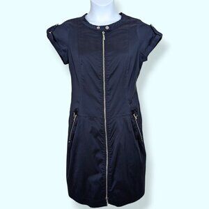 Blacky Dress Berlin Blue Industrial Zip Dress